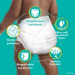 Pampers Swaddlers Active Baby Diaper Size 3 136 Count - Image 5